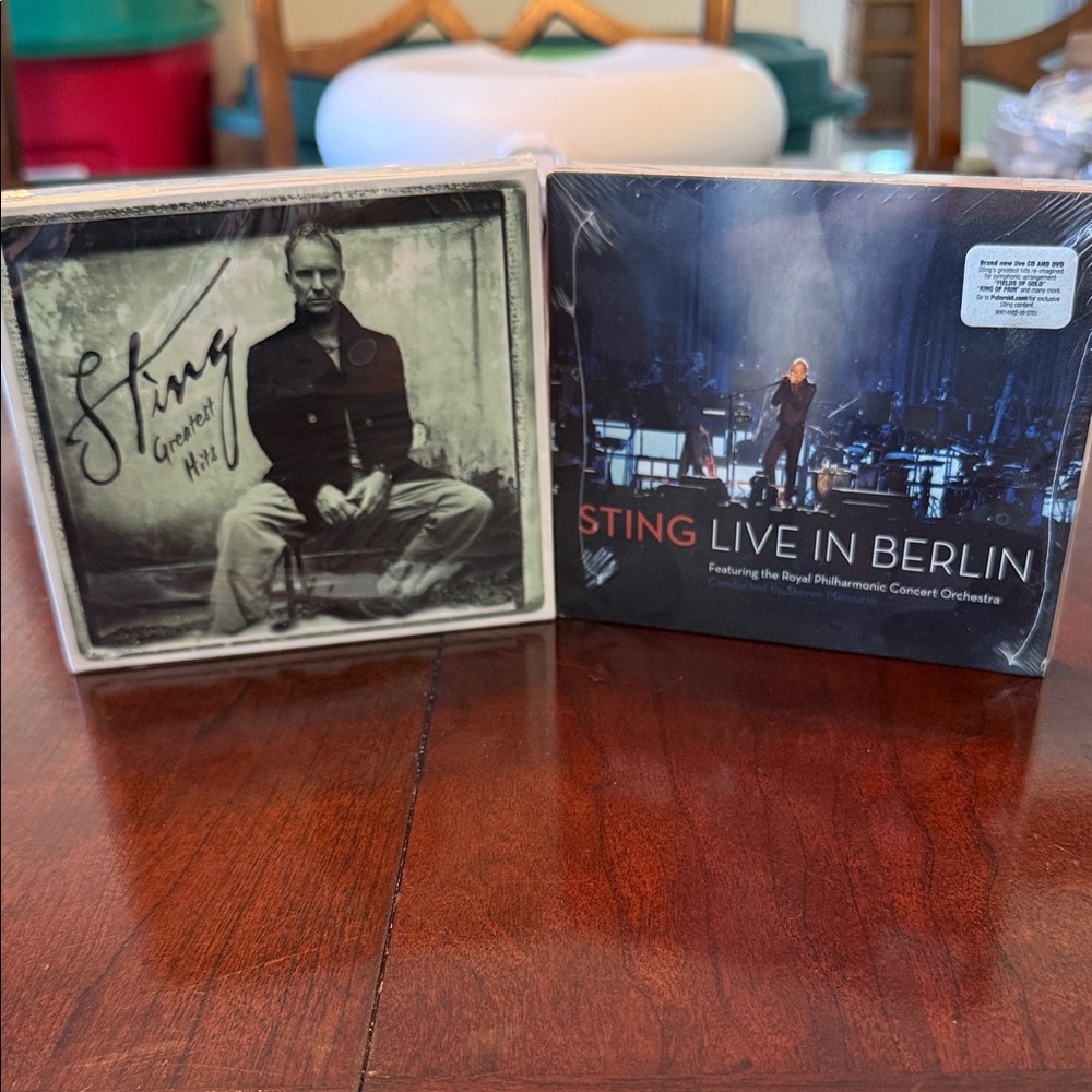 Set of two unopened Sting CD’s